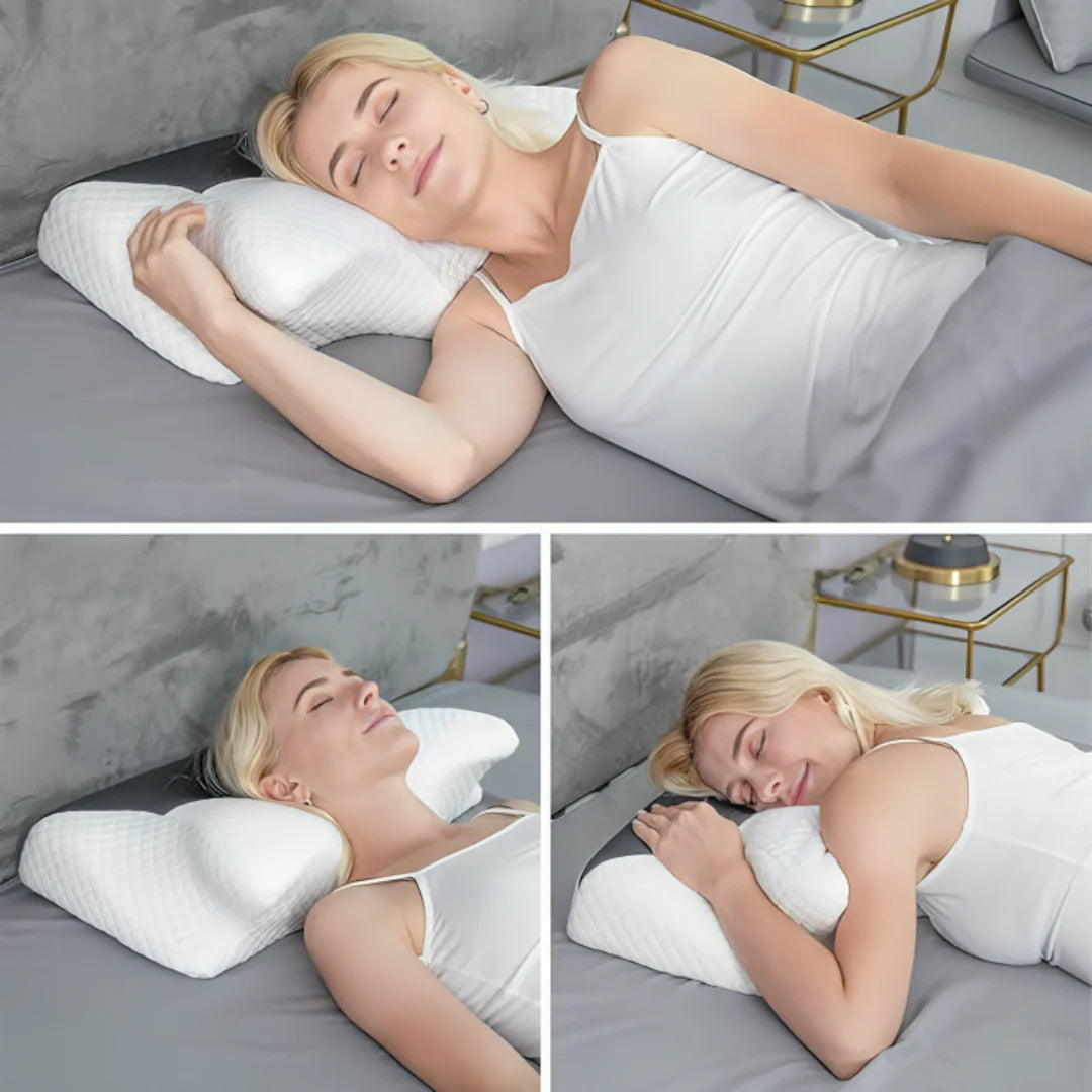 EasySleep Ergonomic Pillow (Size: 37cm/14.5in | 62cm/24.4in)