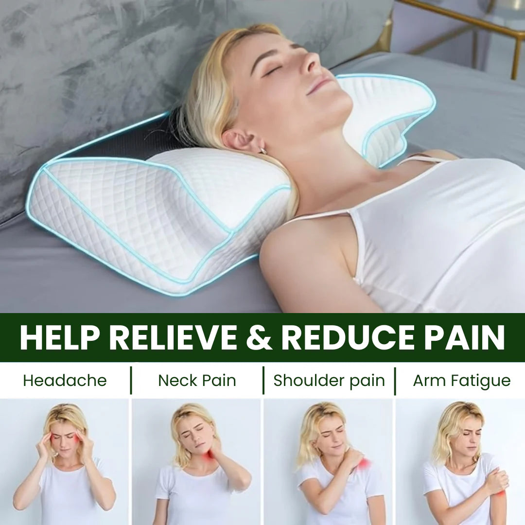 EasySleep Ergonomic Pillow (Size: 37cm/14.5in | 62cm/24.4in)