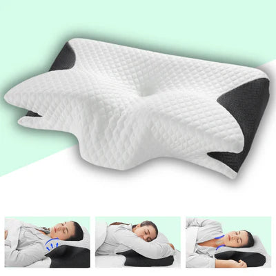 EasySleep Ergonomic Pillow (Size: 37cm/14.5in | 62cm/24.4in)