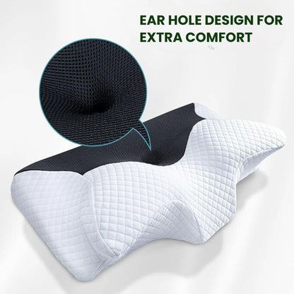 EasySleep Ergonomic Pillow (Size: 37cm/14.5in | 62cm/24.4in)