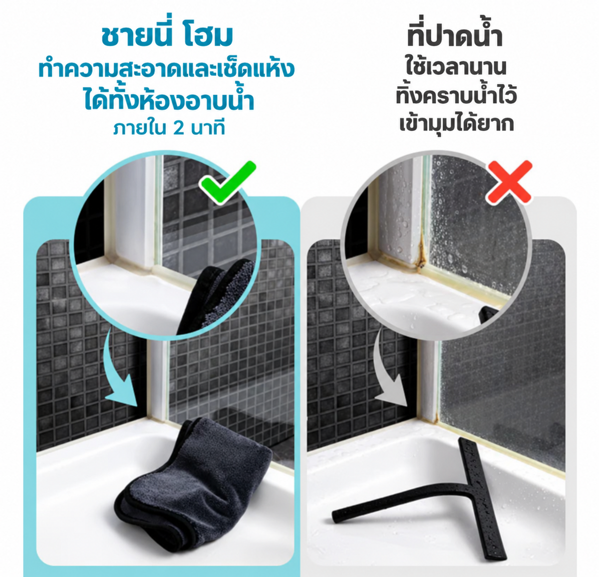 Shiny Home™ผ้าเช็ดตัวแห้งเร็ว